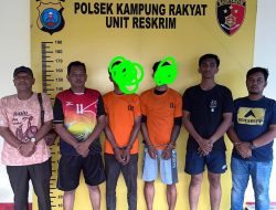 Operasi Kilat di Teluk Panji: Polsek Kampung Rakyat Ringkus Bandar dan Pengedar Sabu