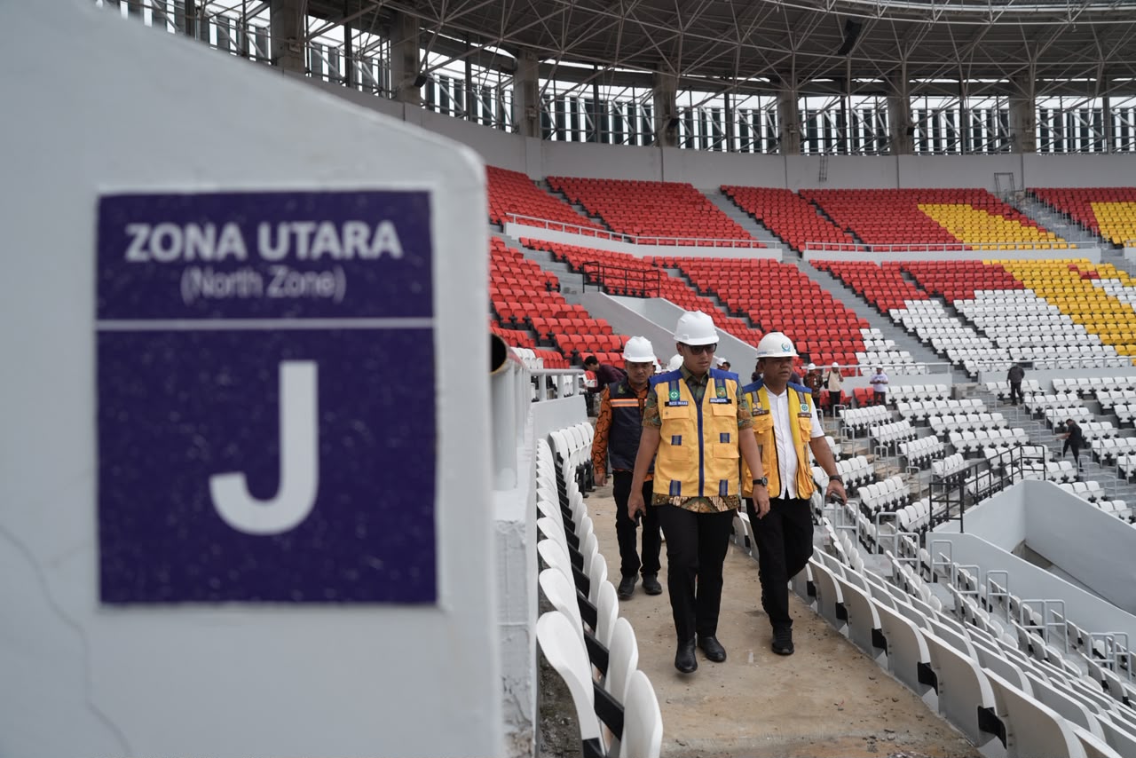 Rico Waas Kawal Penyelesaian Stadion Teladan, Sejumlah Bagian Masih Perlu Dibenahi